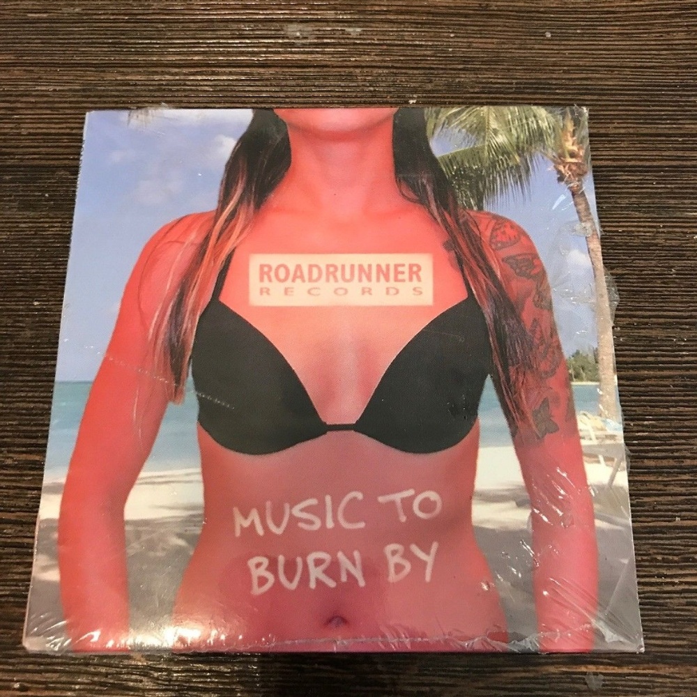 music to burn by sealed metal enhanced promo cd - metal hardcore jerry cantrell